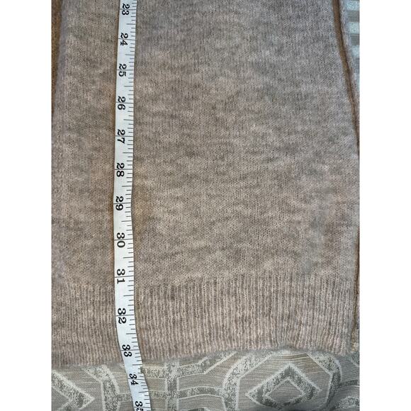 Anthropologie Dark Beige Open Duster Cardigan Sweater Size S Women's Fall Casual - Picture 3 of 7